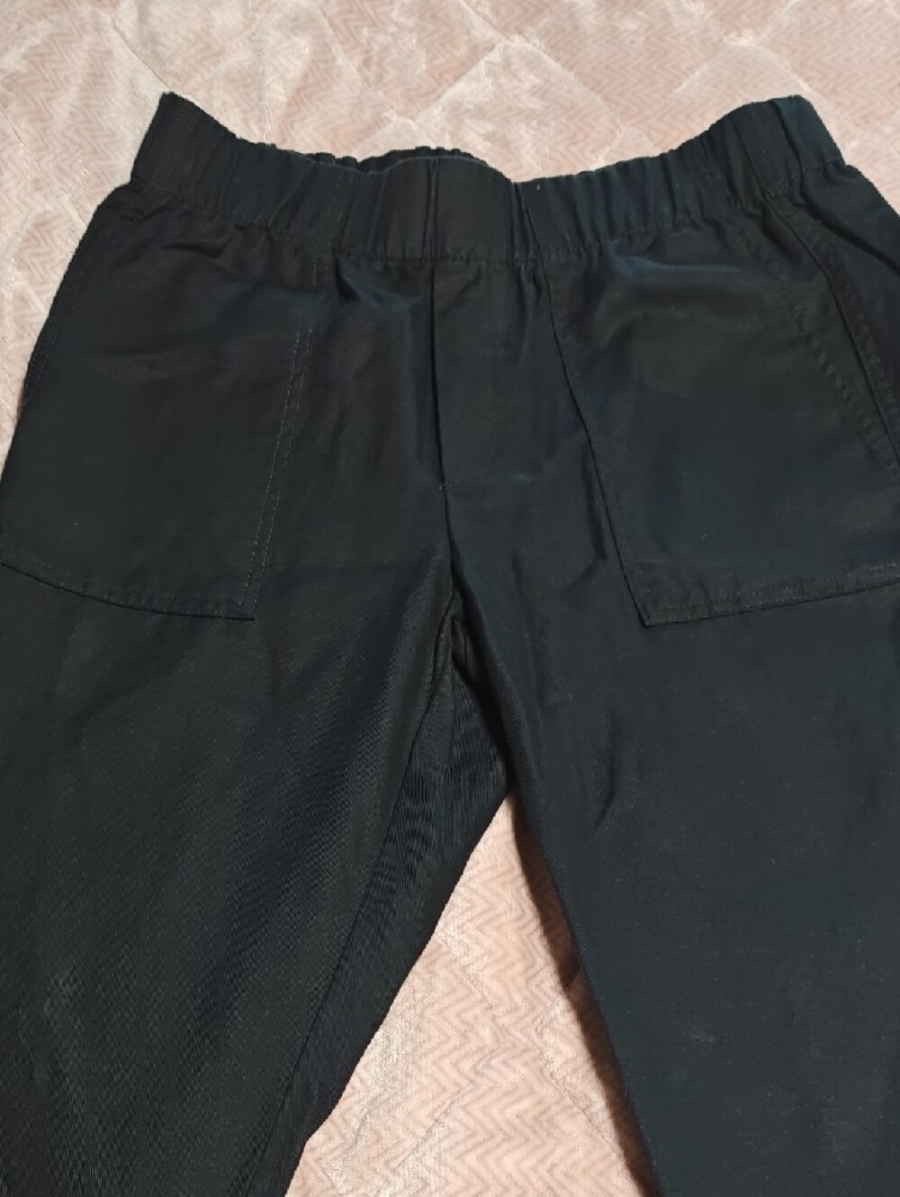 Banana Republic Women's Black Elastic Waist Chinos